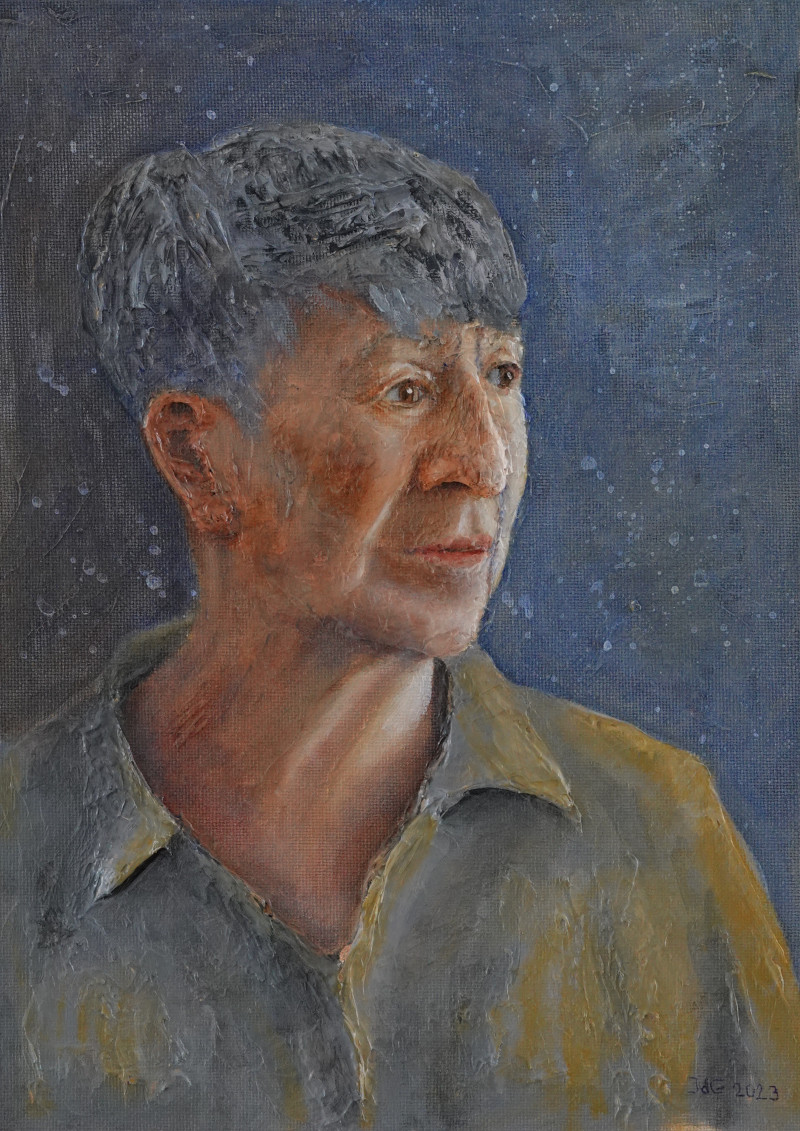 Ruth, portret met reliëf.