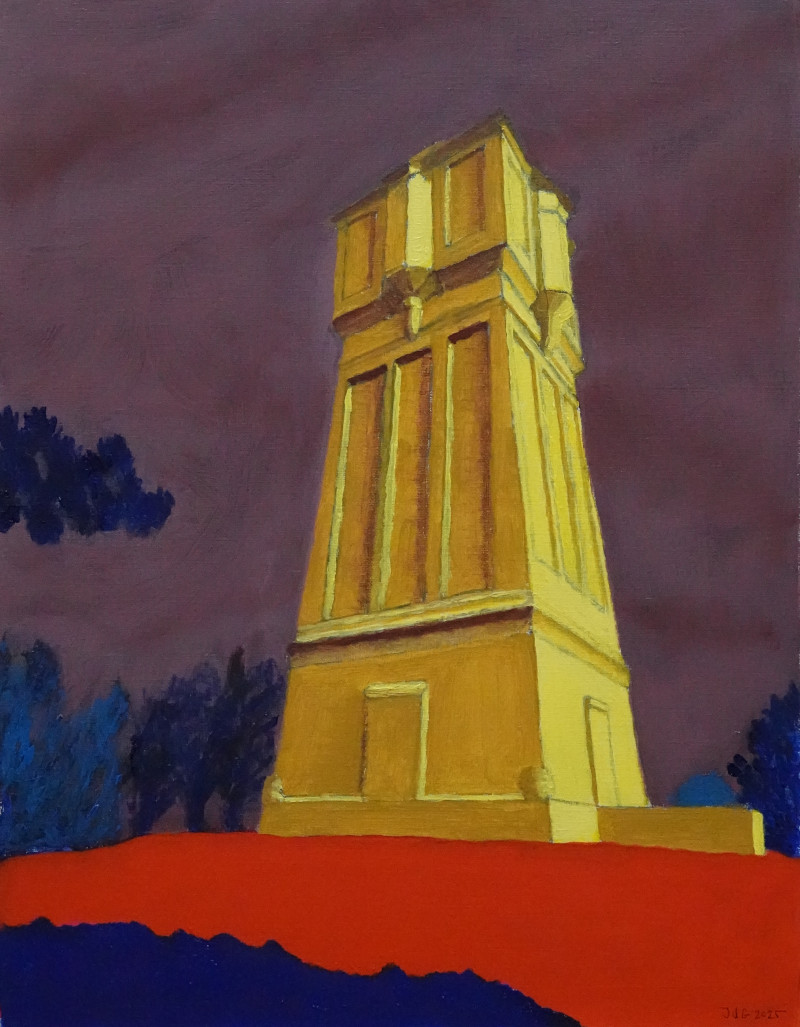 Yellow water tower